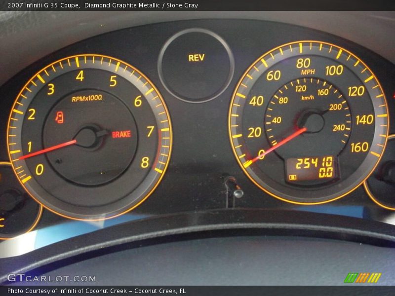Diamond Graphite Metallic / Stone Gray 2007 Infiniti G 35 Coupe