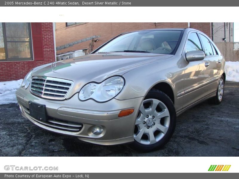 Desert Silver Metallic / Stone 2005 Mercedes-Benz C 240 4Matic Sedan