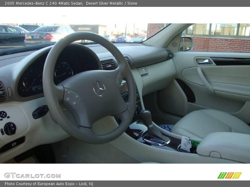 Desert Silver Metallic / Stone 2005 Mercedes-Benz C 240 4Matic Sedan