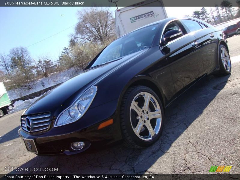 Black / Black 2006 Mercedes-Benz CLS 500
