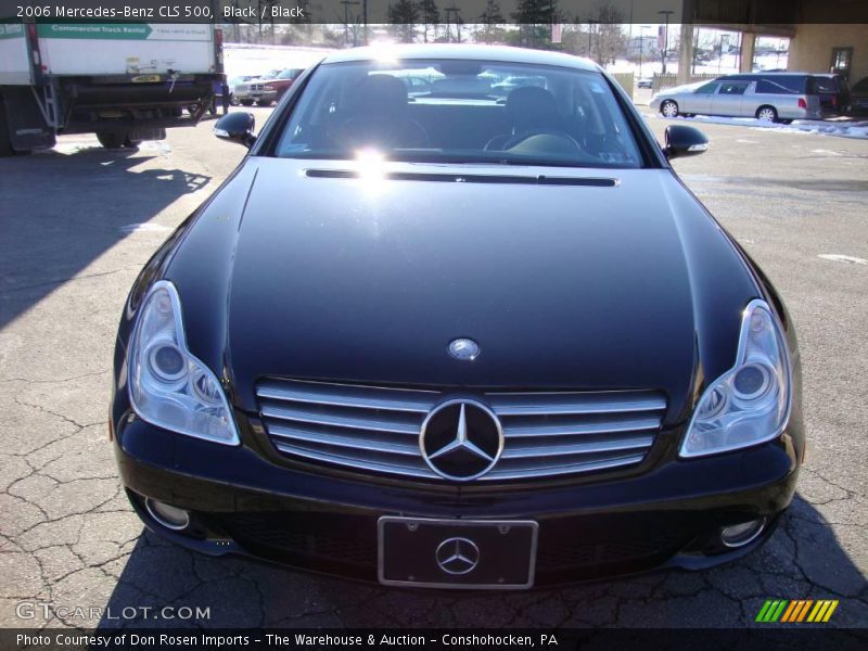 Black / Black 2006 Mercedes-Benz CLS 500