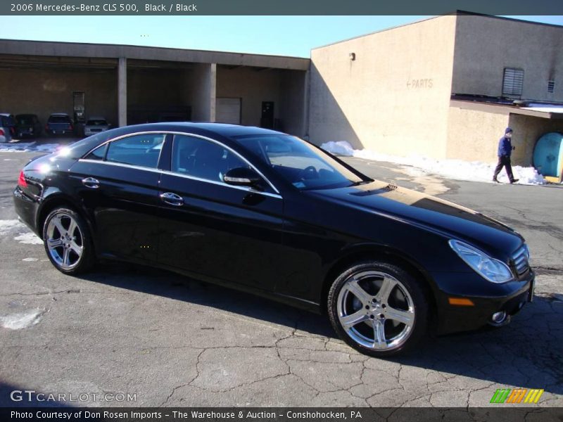 Black / Black 2006 Mercedes-Benz CLS 500