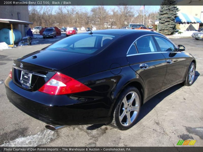 Black / Black 2006 Mercedes-Benz CLS 500