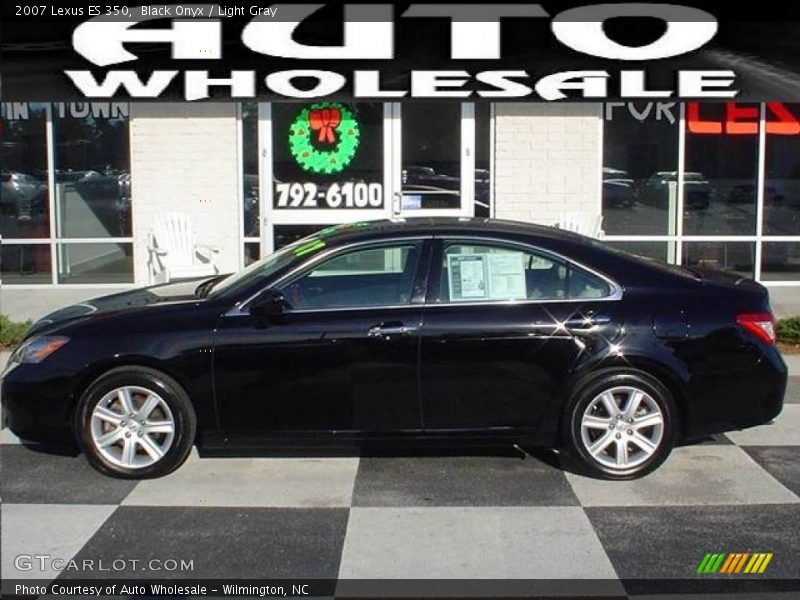 Black Onyx / Light Gray 2007 Lexus ES 350