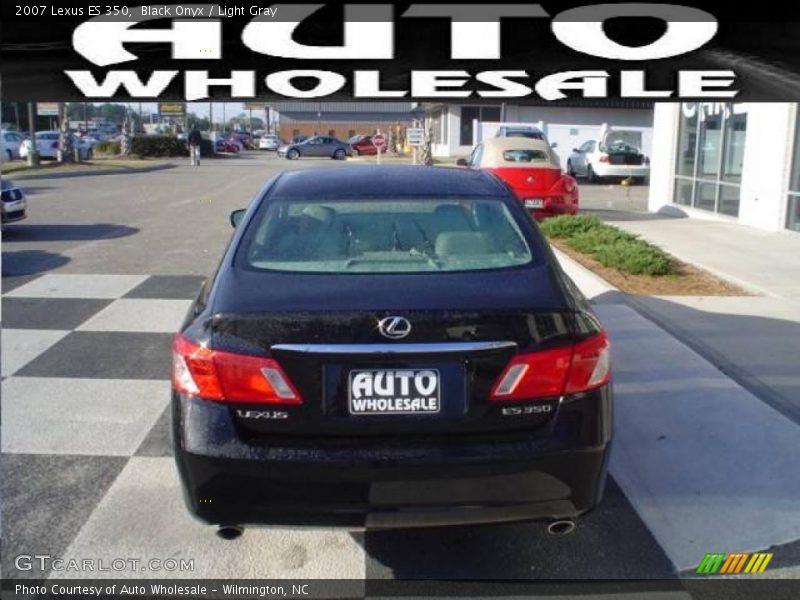 Black Onyx / Light Gray 2007 Lexus ES 350