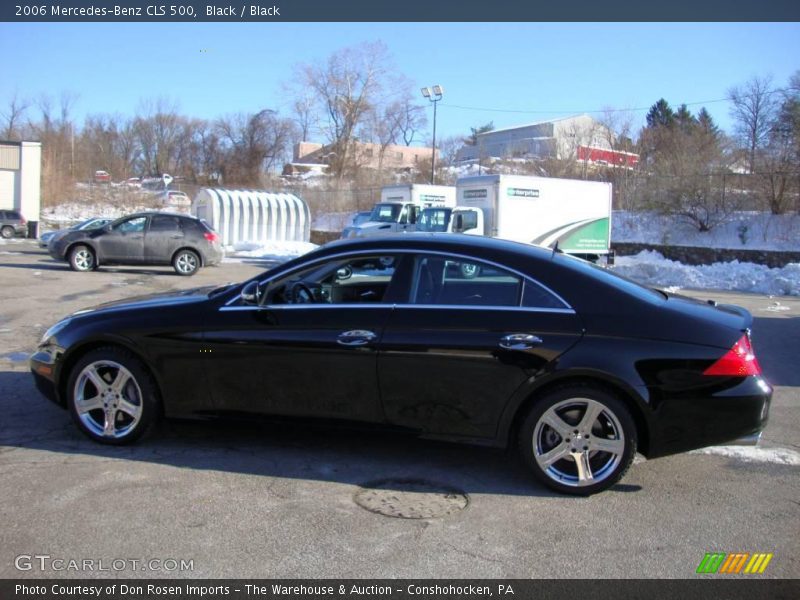 Black / Black 2006 Mercedes-Benz CLS 500