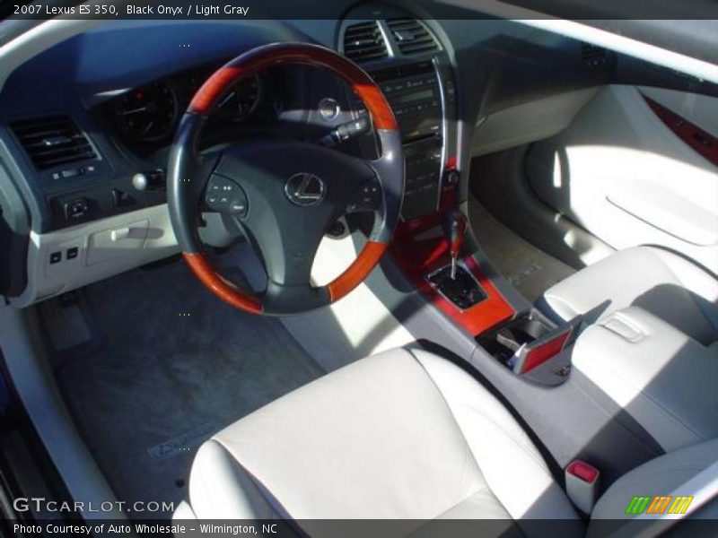 Black Onyx / Light Gray 2007 Lexus ES 350