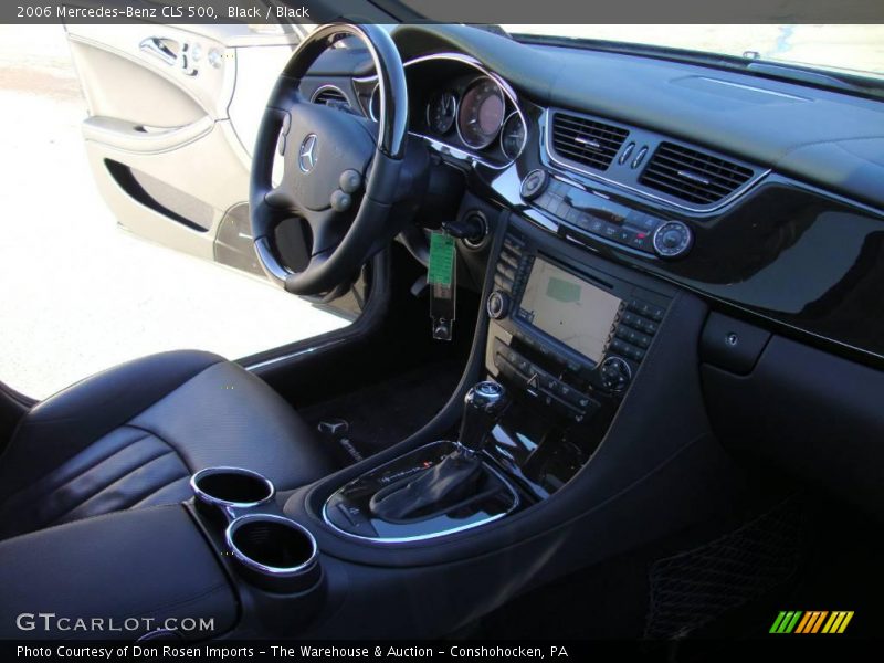 Black / Black 2006 Mercedes-Benz CLS 500