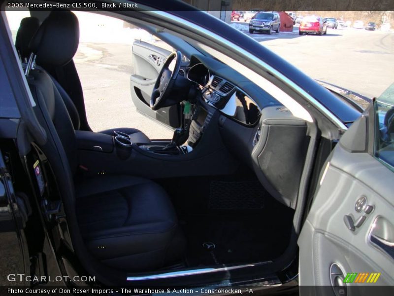 Black / Black 2006 Mercedes-Benz CLS 500