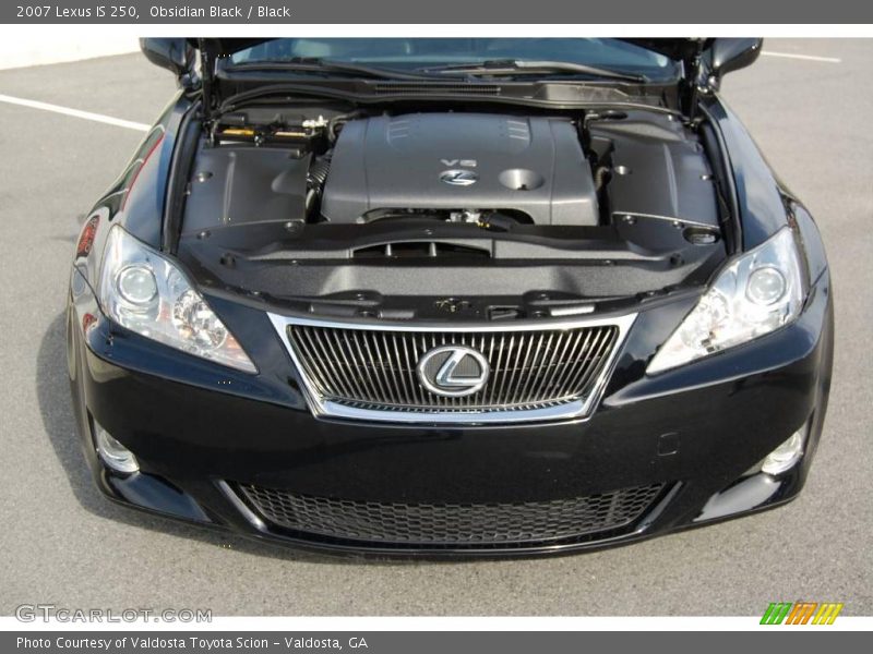 Obsidian Black / Black 2007 Lexus IS 250