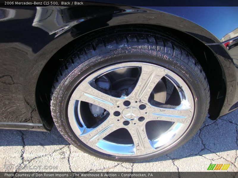 Black / Black 2006 Mercedes-Benz CLS 500