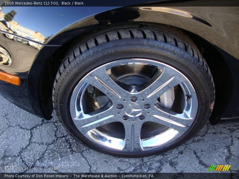 Black / Black 2006 Mercedes-Benz CLS 500