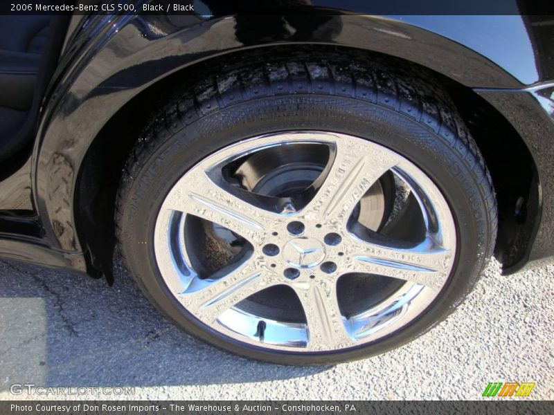 Black / Black 2006 Mercedes-Benz CLS 500