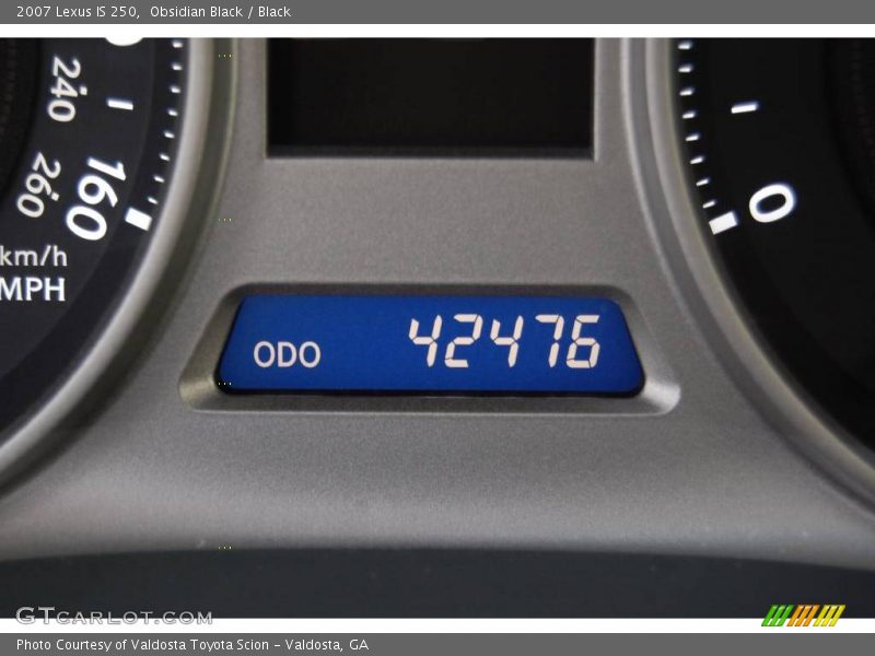 Obsidian Black / Black 2007 Lexus IS 250