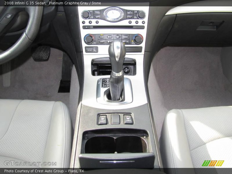 Platinum Graphite Gray / Stone 2008 Infiniti G 35 Sedan