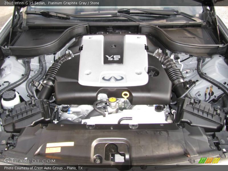 Platinum Graphite Gray / Stone 2008 Infiniti G 35 Sedan