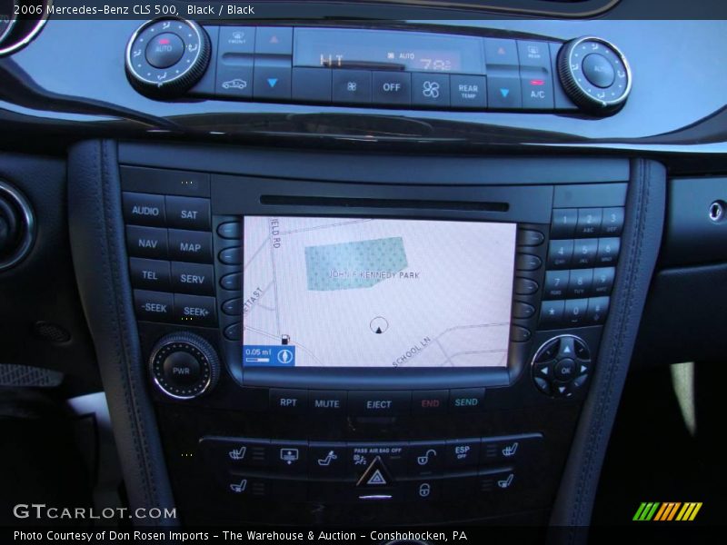 Black / Black 2006 Mercedes-Benz CLS 500