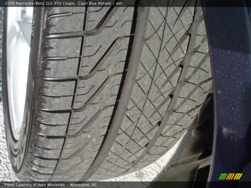 Capri Blue Metallic / Ash 2006 Mercedes-Benz CLK 350 Coupe