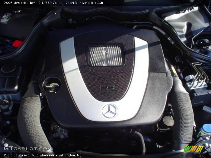 Capri Blue Metallic / Ash 2006 Mercedes-Benz CLK 350 Coupe