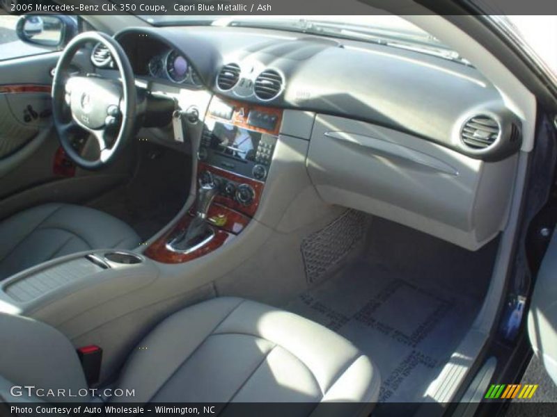 Capri Blue Metallic / Ash 2006 Mercedes-Benz CLK 350 Coupe