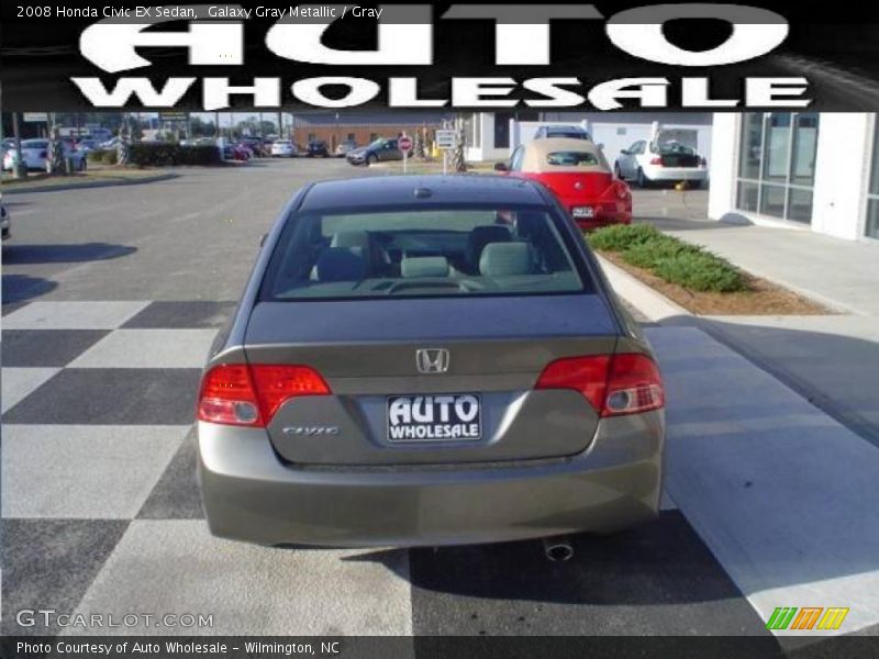 Galaxy Gray Metallic / Gray 2008 Honda Civic EX Sedan