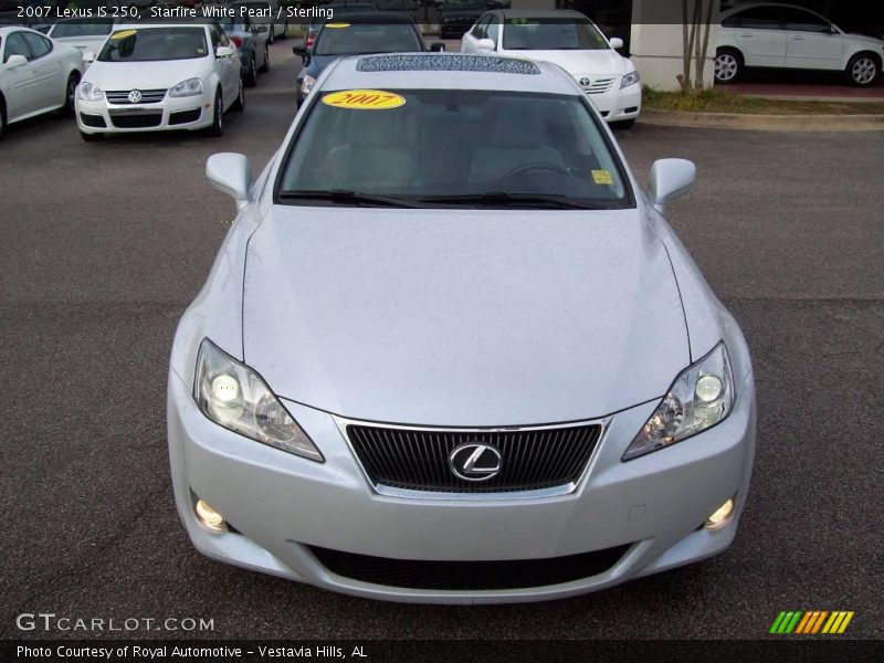 Starfire White Pearl / Sterling 2007 Lexus IS 250