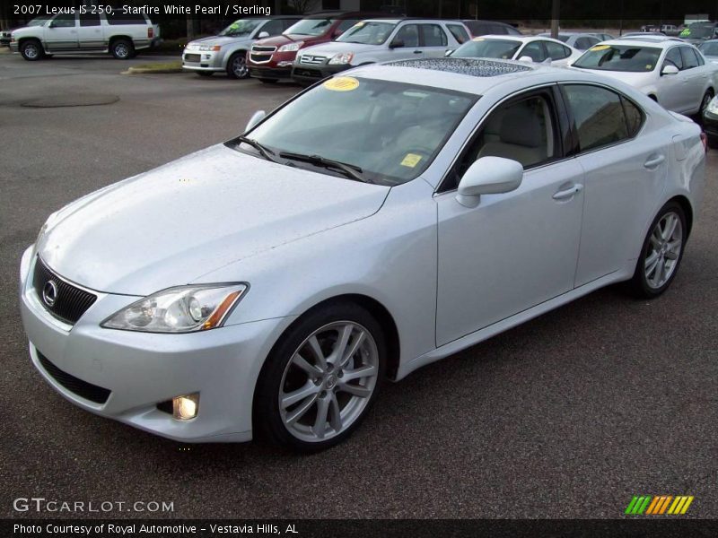 Starfire White Pearl / Sterling 2007 Lexus IS 250
