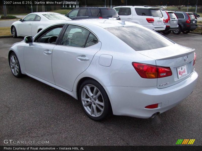 Starfire White Pearl / Sterling 2007 Lexus IS 250