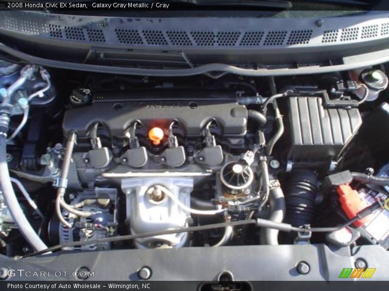 Galaxy Gray Metallic / Gray 2008 Honda Civic EX Sedan