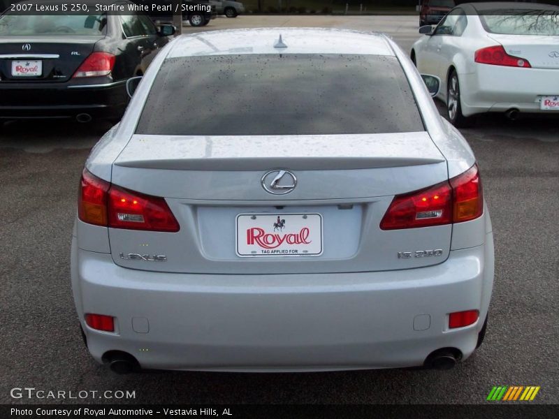 Starfire White Pearl / Sterling 2007 Lexus IS 250