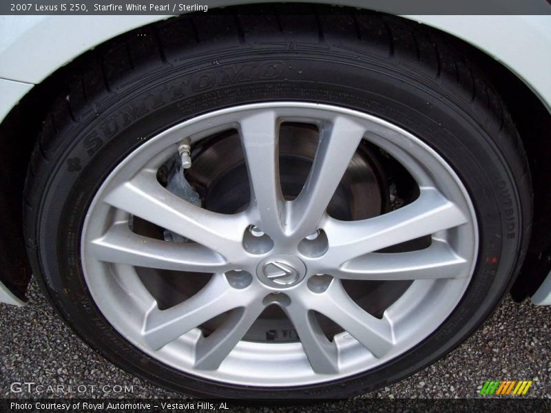 Starfire White Pearl / Sterling 2007 Lexus IS 250