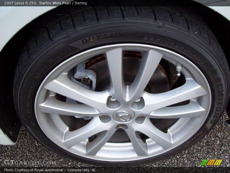 Starfire White Pearl / Sterling 2007 Lexus IS 250