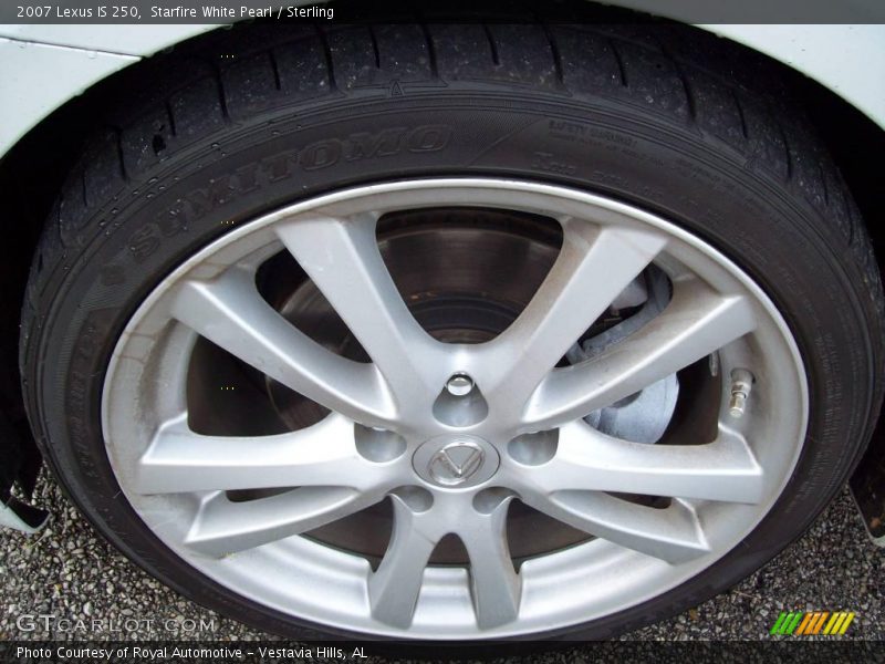 Starfire White Pearl / Sterling 2007 Lexus IS 250