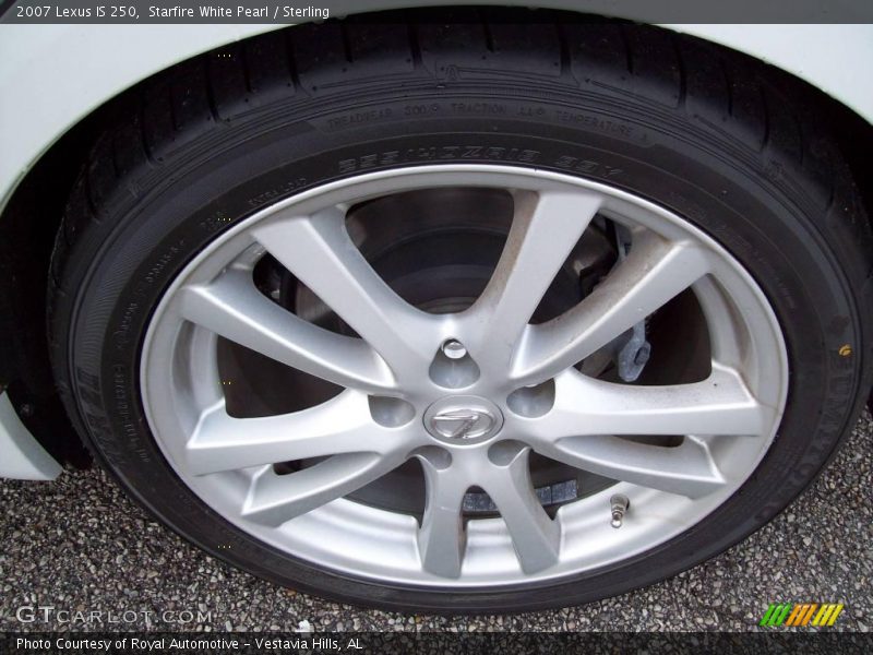 Starfire White Pearl / Sterling 2007 Lexus IS 250