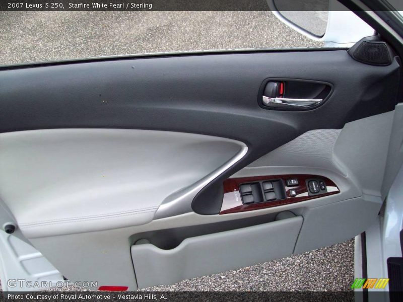 Starfire White Pearl / Sterling 2007 Lexus IS 250