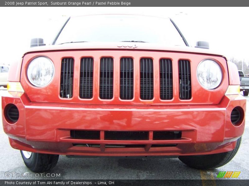 Sunburst Orange Pearl / Pastel Pebble Beige 2008 Jeep Patriot Sport