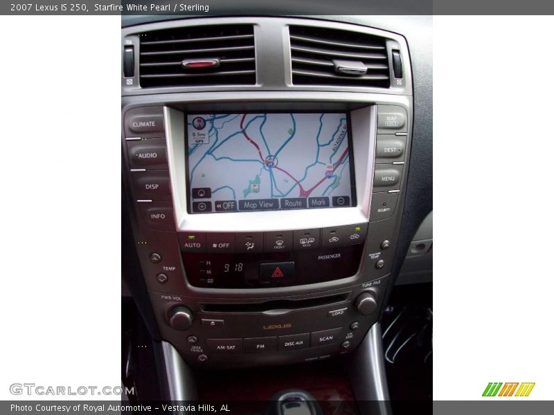 Starfire White Pearl / Sterling 2007 Lexus IS 250