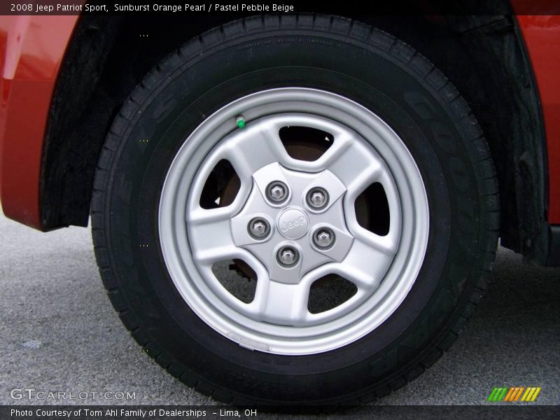 Sunburst Orange Pearl / Pastel Pebble Beige 2008 Jeep Patriot Sport