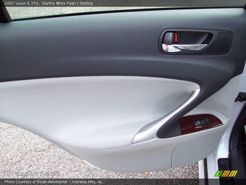 Starfire White Pearl / Sterling 2007 Lexus IS 250