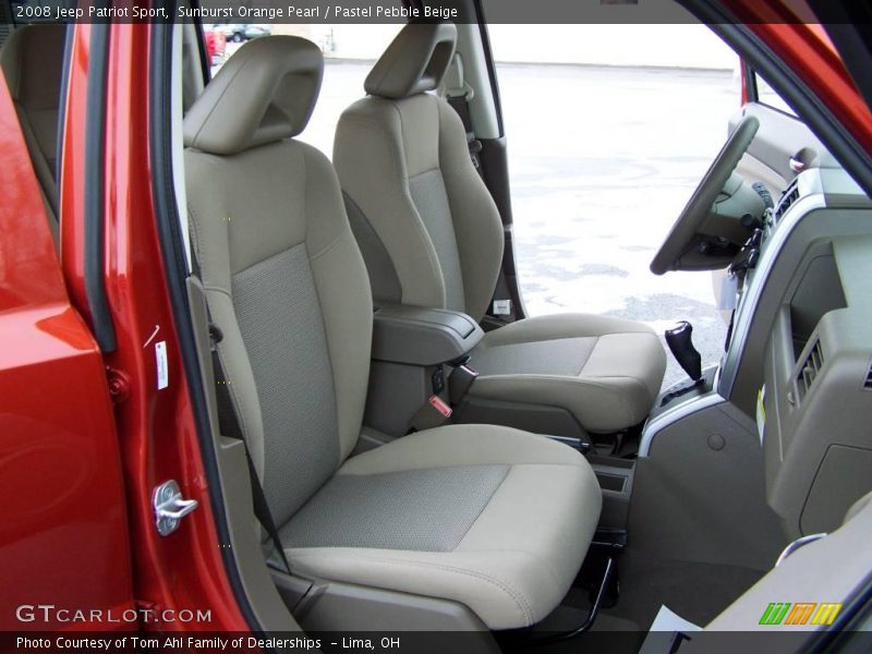 Sunburst Orange Pearl / Pastel Pebble Beige 2008 Jeep Patriot Sport