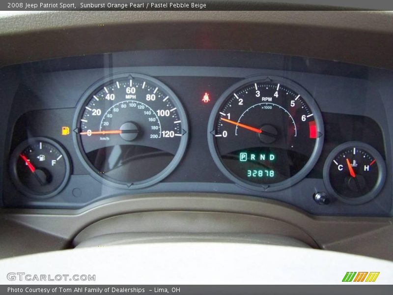 Sunburst Orange Pearl / Pastel Pebble Beige 2008 Jeep Patriot Sport