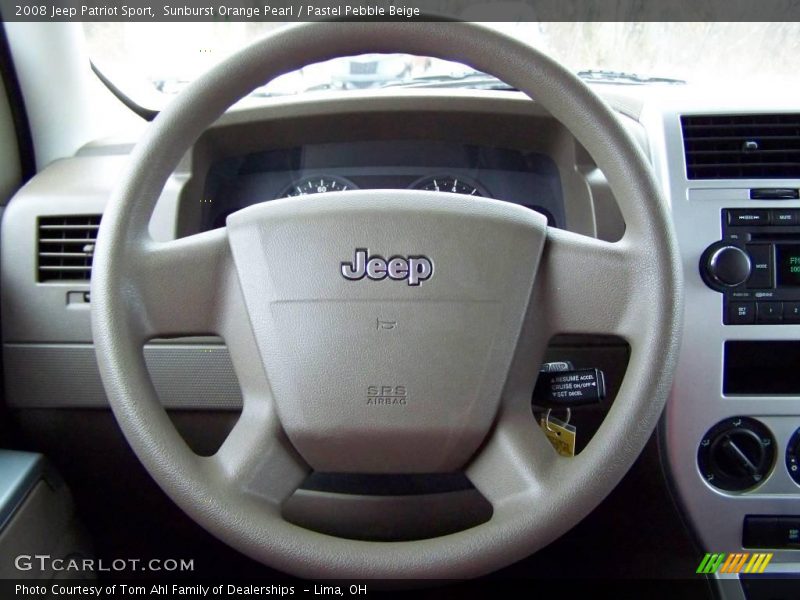 Sunburst Orange Pearl / Pastel Pebble Beige 2008 Jeep Patriot Sport