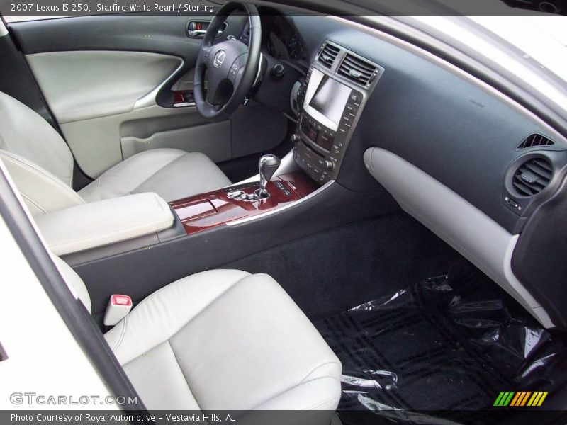 Starfire White Pearl / Sterling 2007 Lexus IS 250