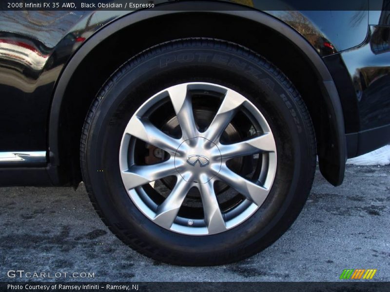 Black Obsidian / Espresso 2008 Infiniti FX 35 AWD