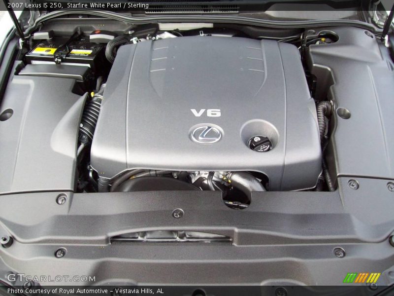 Starfire White Pearl / Sterling 2007 Lexus IS 250