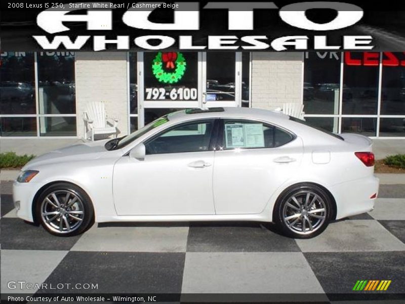 Starfire White Pearl / Cashmere Beige 2008 Lexus IS 250