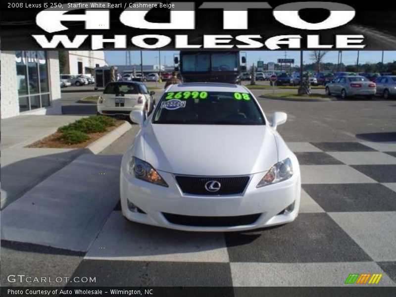 Starfire White Pearl / Cashmere Beige 2008 Lexus IS 250