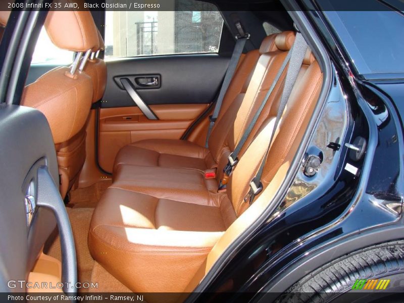 Black Obsidian / Espresso 2008 Infiniti FX 35 AWD
