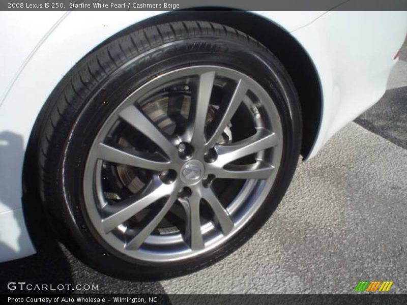 Starfire White Pearl / Cashmere Beige 2008 Lexus IS 250