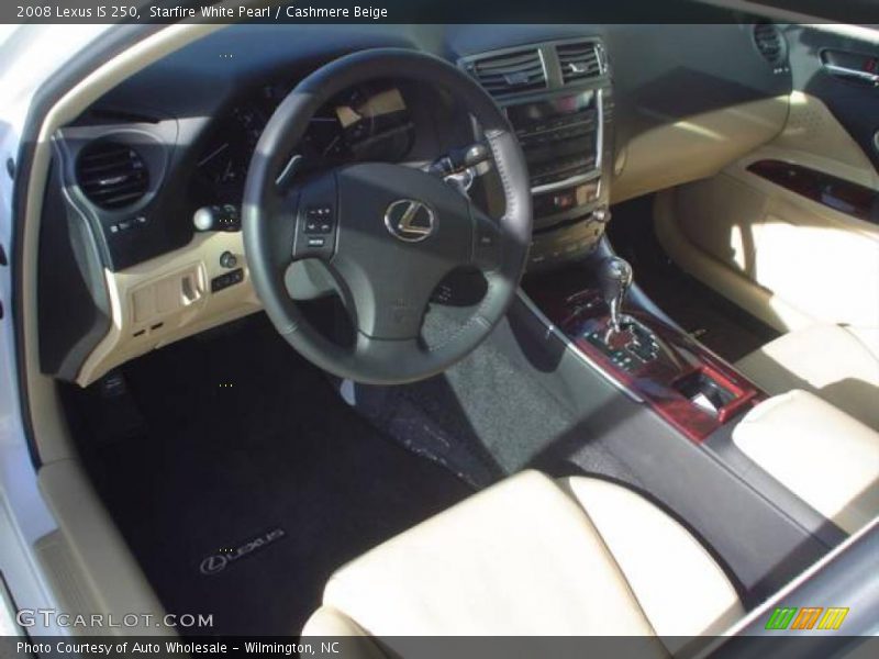 Starfire White Pearl / Cashmere Beige 2008 Lexus IS 250